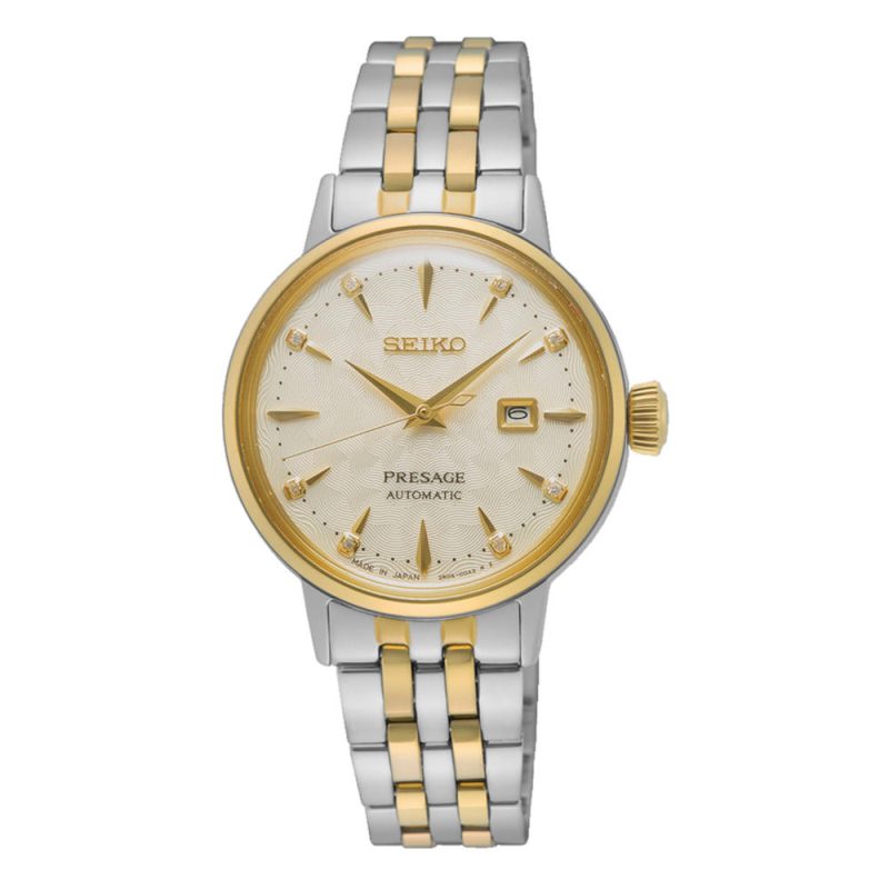 Seiko Presage Cocktail Time "White Lady" Automatic Stainless Steel Bracelet SRE010J1