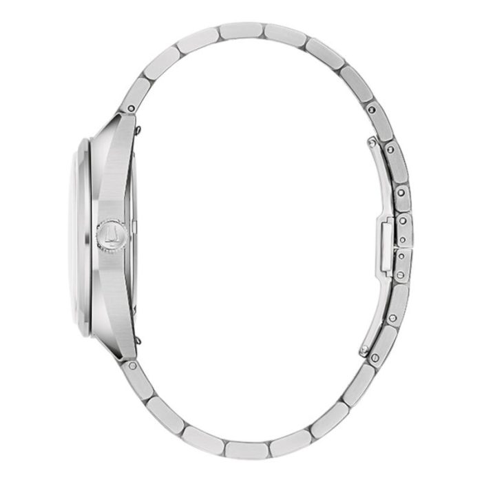 Bulova Jet Star Silver Stainless Steel Bracelet 96B401