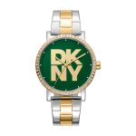 Dkny Soho Logo Two Tone Stainless Steel Bracelet DK1L035M0085