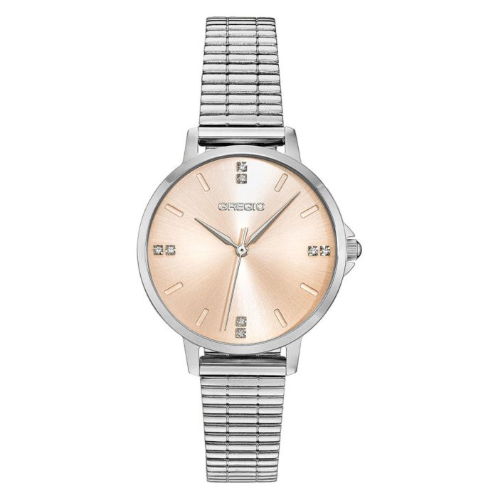 Gregio Sleek Crystals Stainless Steel Bracelet GR470011