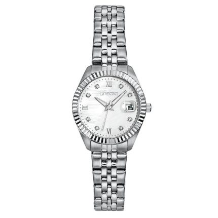 Gregio Mallory Petit Crystals Stainless Steel Bracelet GR480010