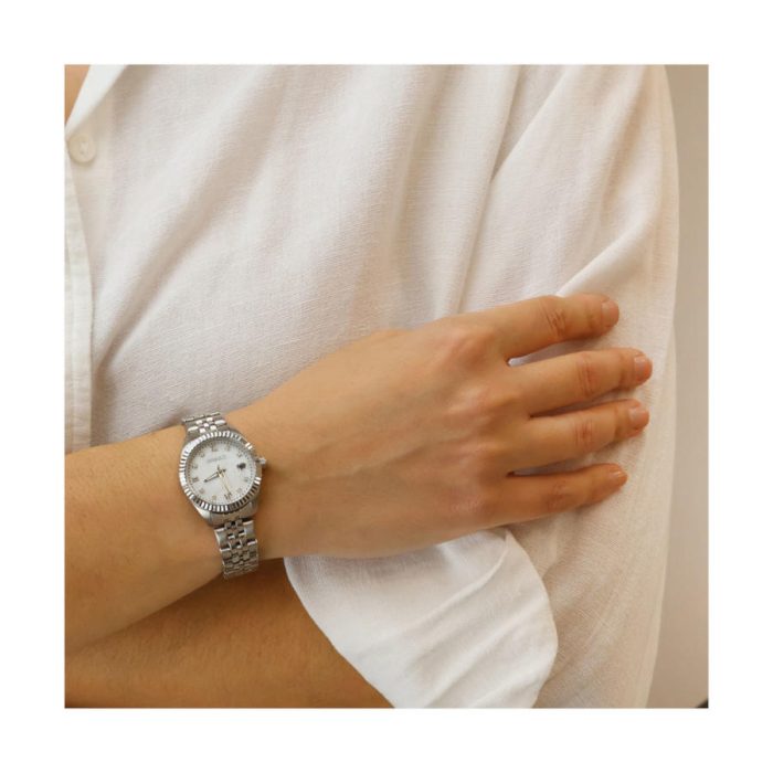 Gregio Mallory Petit Crystals Stainless Steel Bracelet GR480010
