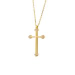 ΣΤΑΥΡΟΣ ΜΕ ΑΛΥΣΙΔΑ ΑΠΟ 14 ΚΑΡΑΤΙΑ ΚΙΤΡΙΝΟ ΧΡΥΣΟ ΜΕ ΖΙΡΓΚΟΝ 0603-ST255456