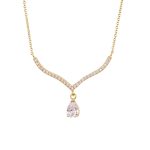 ΚΟΛΙΕ 14 ΚΑΡΑΤΙΑ ΚΙΤΡΙΝΟ ΧΡΥΣΟ ΜΕ ΖΙΡΓΚΟΝ 0666-KL255477