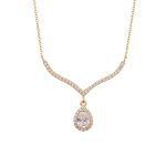 ΚΟΛΙΕ 14 ΚΑΡΑΤΙΑ ΚΙΤΡΙΝΟ ΧΡΥΣΟ ΜΕ ΖΙΡΓΚΟΝ 0665-KL255478