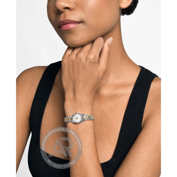 Michael Kors Lexington Crystals Two Tone Stainless Steel Bracelet MK4903