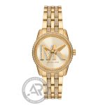 Michael Kors Mini Ritz Crystals Gold Stainless Steel Bracelet Chronograph MK7540