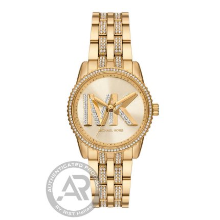 Michael Kors Mini Ritz Crystals Gold Stainless Steel Bracelet Chronograph MK7540