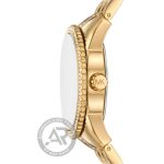 Michael Kors Mini Ritz Crystals Gold Stainless Steel Bracelet Chronograph MK7540