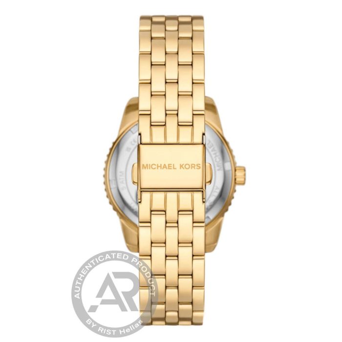 Michael Kors Mini Ritz Crystals Gold Stainless Steel Bracelet Chronograph MK7540