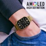 Reflex Active Series 29 Gold Stainless Steel Bracelet Smartwatch RA29-4084