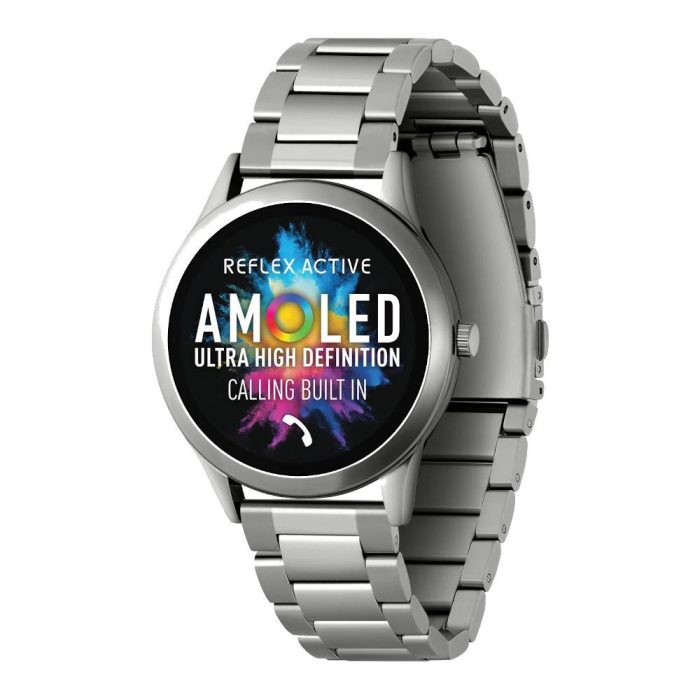 Reflex Active Series 31 Silver Stainless Steel Bracelet Smartwatch RA31-4093