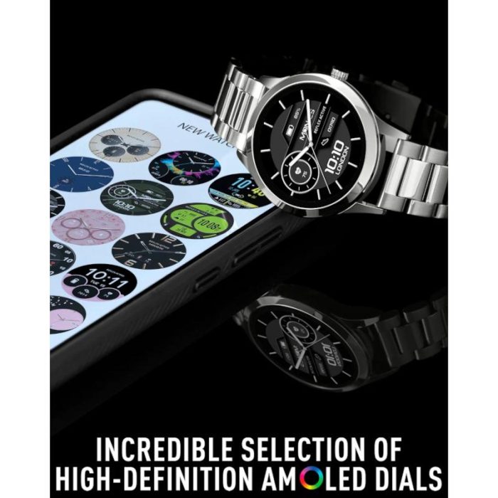 Reflex Active Series 31 Silver Stainless Steel Bracelet Smartwatch RA31-4093