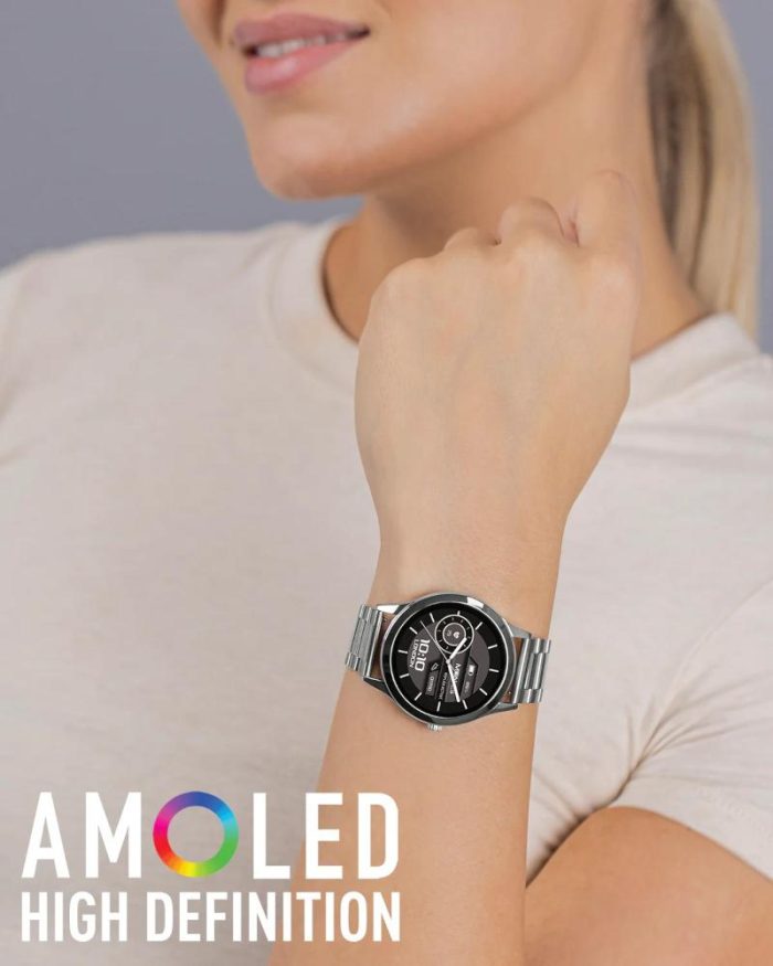 Reflex Active Series 31 Silver Stainless Steel Bracelet Smartwatch RA31-4093