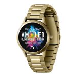 Reflex Active Series 31 Gold Stainless Steel Bracelet Smartwatch RA31-4100