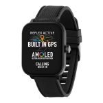 Reflex Active Series 44 Black Rubber Strap Smartwatch RA44-2216
