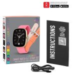 Reflex Active Series 50 Pink Rubber Strap Smartwatch RA50-2224-SET