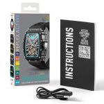 Reflex Active Series 51 Black Rubber Strap Smartwatch RA51-2225