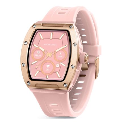 Reflex Active Series 52 Pink Rubber Strap Smartwatch RA52-2226