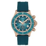 Tissot T-Sport Seastar 1000 Chronograph Turqoise Silicone Strap T1202173704100