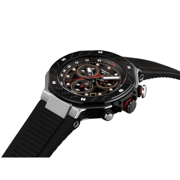 Tissot T-Sport T-Race MotoGP™ Chronograph 2025 Limited Edition Black Silicone Strap T1414172708100