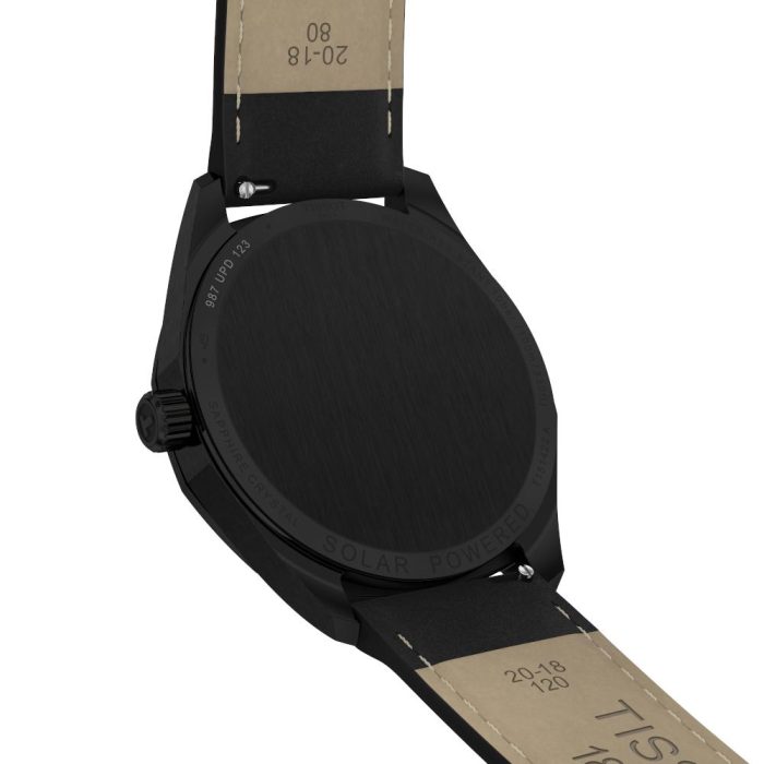 Tissot T-Classic PRC 100 Solar Black Leather Strap T1514223605100