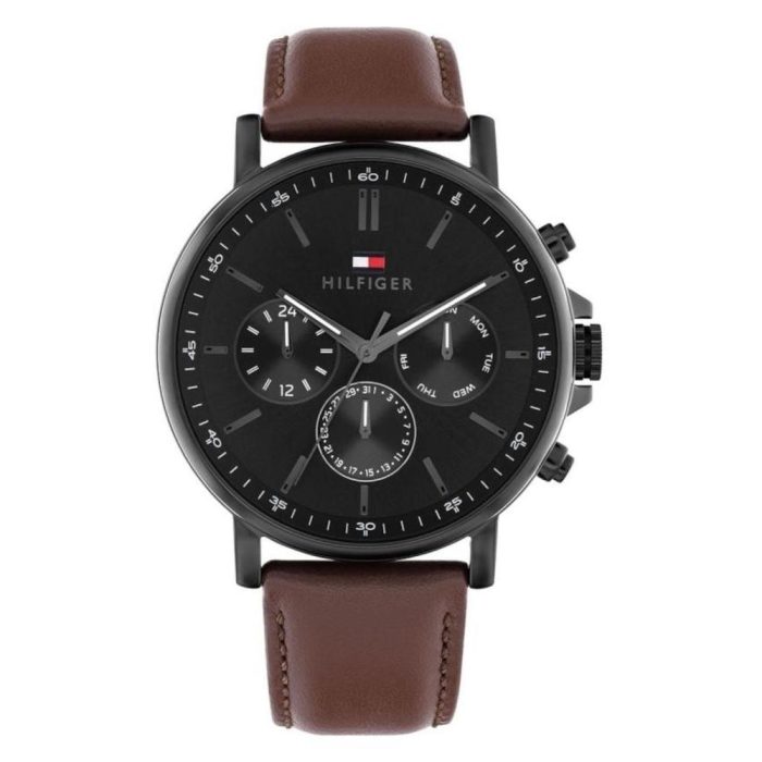 Tommy Hilfiger Tyson Brown Leather Strap 1710704