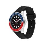 Tommy Hilfiger Oceanic Black Rubber Strap 1792201