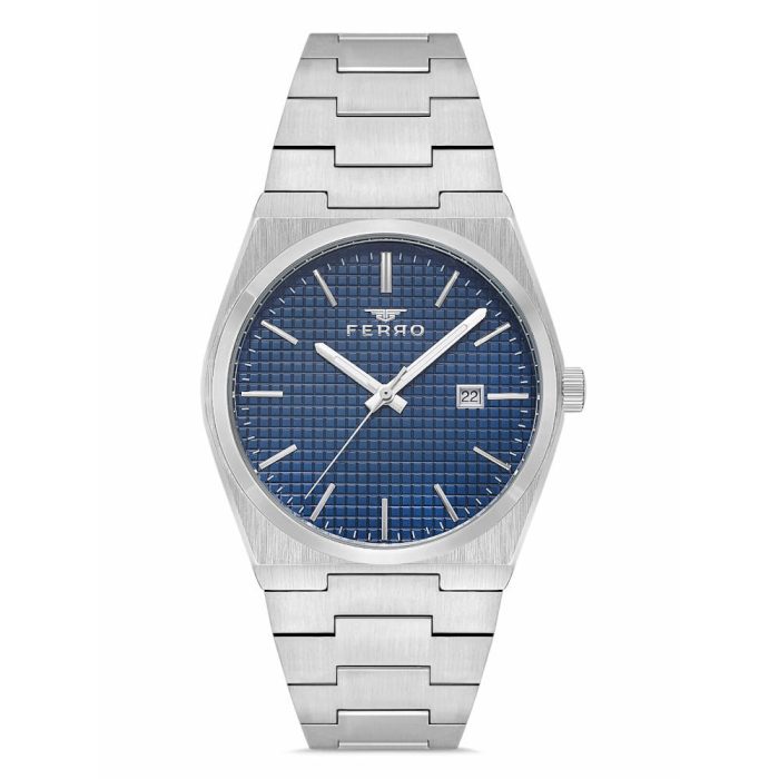 Ferro Silver Stainless Steel Bracelet F11373AWT-A3