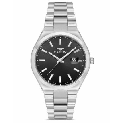 Ferro Silver Stainless Steel Bracelet F11386AWT-A2