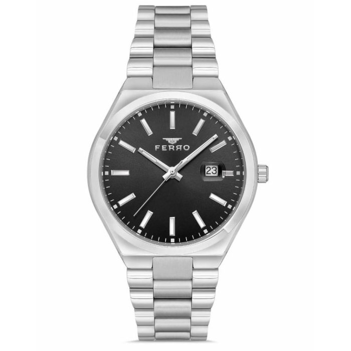 Ferro Silver Stainless Steel Bracelet F11386AWT-A2
