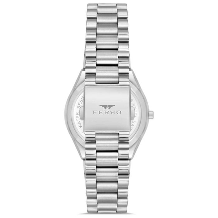 Ferro Silver Stainless Steel Bracelet F11386AWT-A2