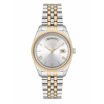 Ferro Two Tone Stainless Steel Bracelet FL21131AWT-D