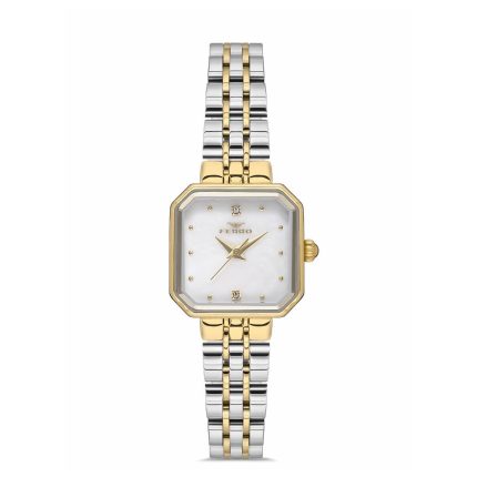 Ferro Two Tone Stainless Steel Bracelet FL21384AWT-D