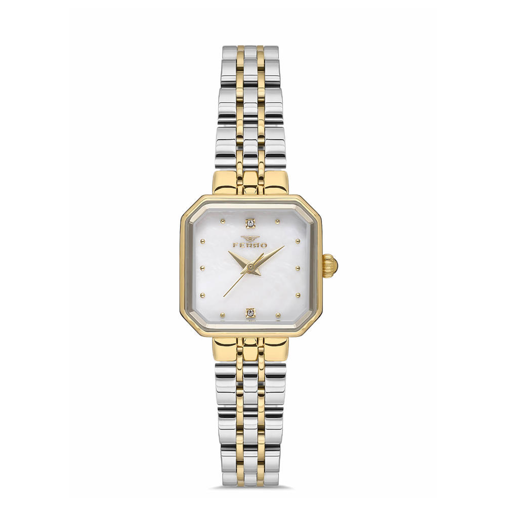 Ferro Two Tone Stainless Steel Bracelet FL21384AWT-D