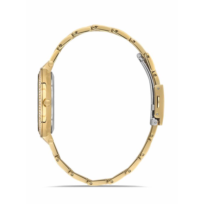 Ferro Crystals Gold Stainless Steel Bracelet FL21449AWT-B4