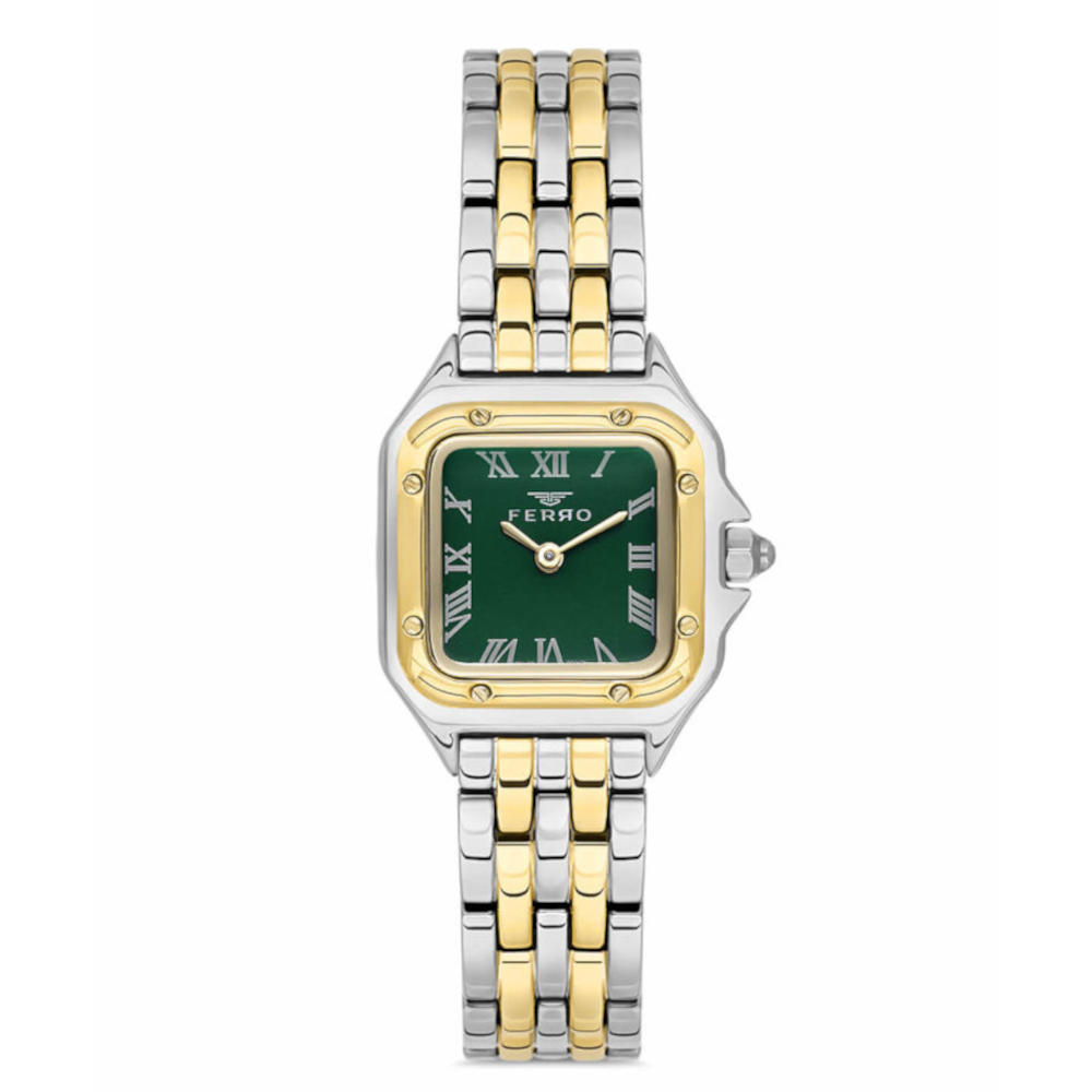 Ferro Two Tone Stainless Steel Bracelet FL21462AWT-D6