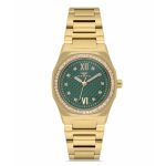 Ferro Crystals Gold Stainless Steel Bracelet FL21616AWT-B6
