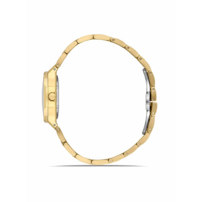 Ferro Crystals Gold Stainless Steel Bracelet FL21616AWT-B6