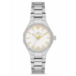 Ferro Crystals Silver Stainless Steel Bracelet FL43018A-A