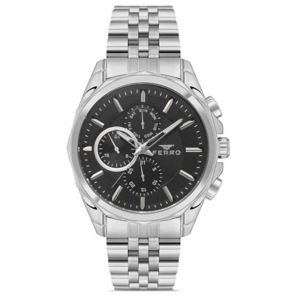 Ferro Silver Stainless Steel Bracelet FM11391AWT-A2