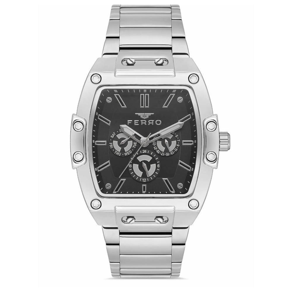 Ferro Silver Stainless Steel Bracelet FM11437AWT-A2