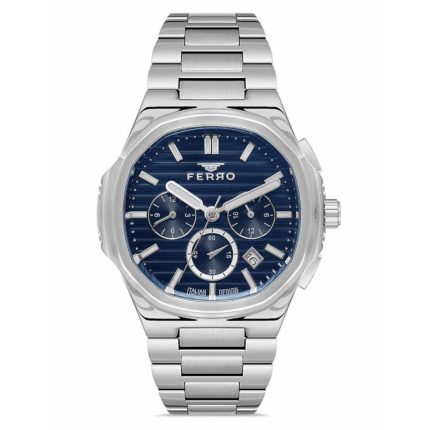 Ferro Chronograph Silver Stainless Steel Bracelet FM11499AWT-A3