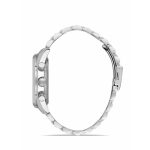 Ferro Dual Time Silver Stainless Steel Bracelet FM11507AWT-A3
