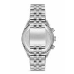 Ferro Dual Time Silver Stainless Steel Bracelet FM11507AWT-A3