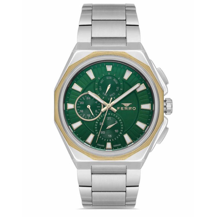 Ferro Silver Stainless Steel Bracelet FM11590AWT-D6