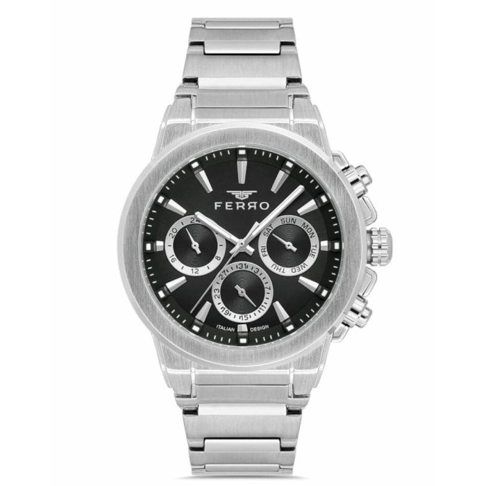 Ferro Silver Stainless Steel Bracelet FM40123A-A2