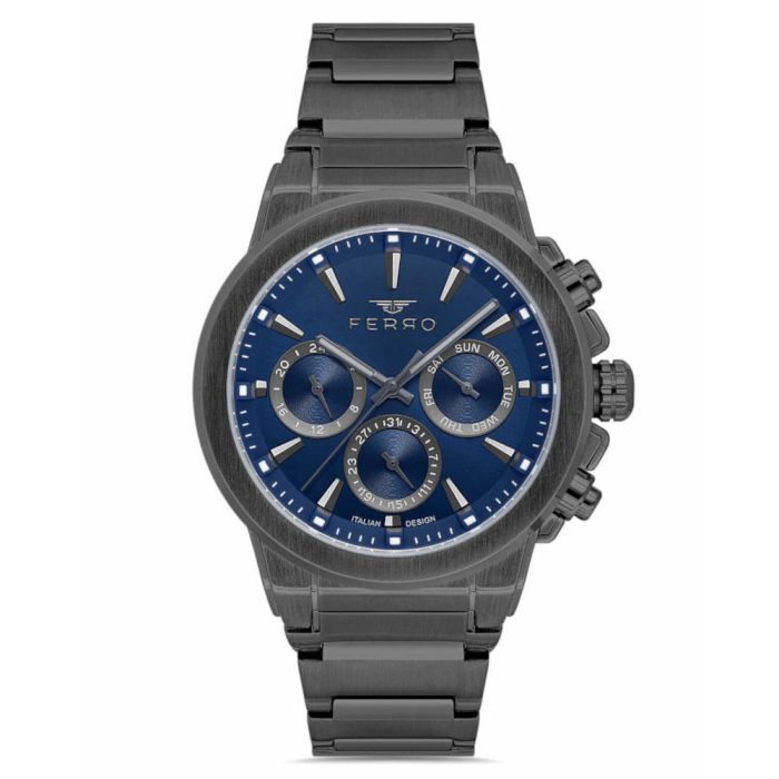 Ferro Grey Stainless Steel Bracelet FM40123A-V