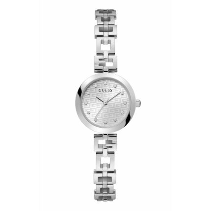 Guess Lady G Crystals Silver Stainless Steel Bracelet GW0549L1