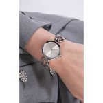 Guess Empower Crystals Silver Stainless Steel Bracelet GW0759L1